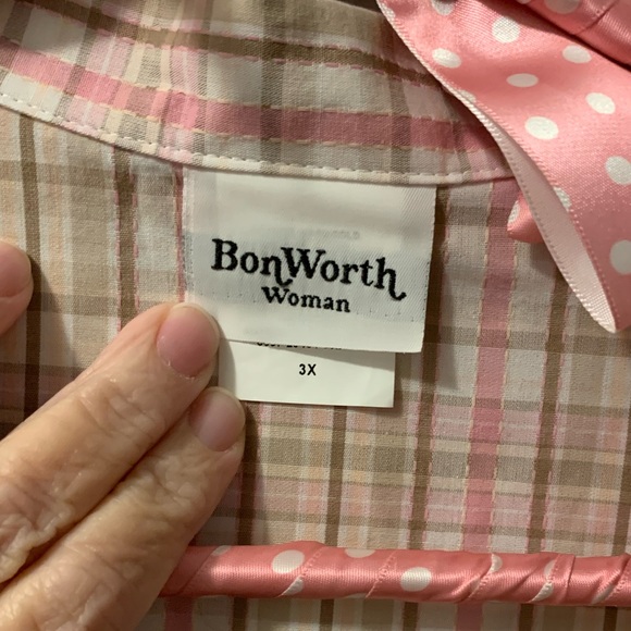 Bon Worth Woman shirt.  Size 3X. - Picture 5 of 6